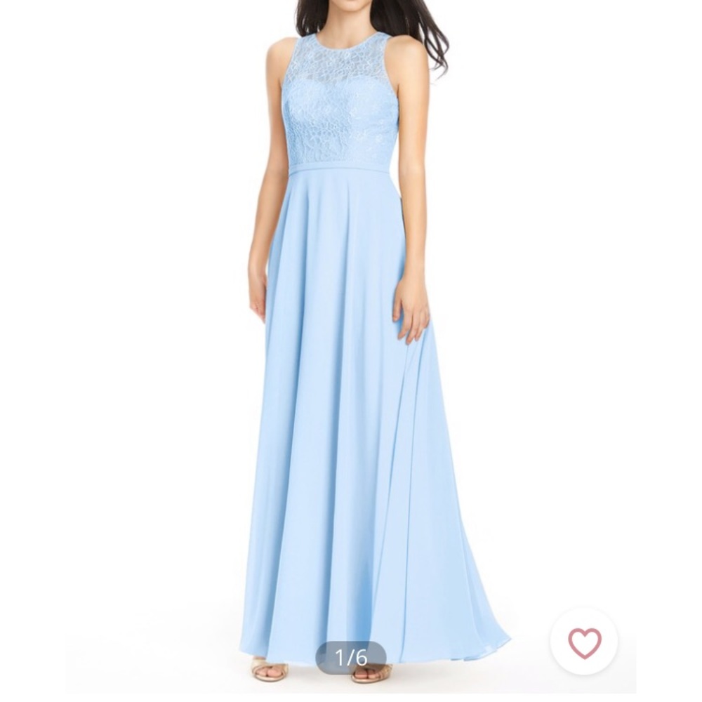 Azazie Frederica in Sky Blue